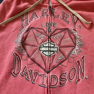Harley Davidson Zip Up Hoodie
